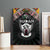 Sudan Roots Canvas Wall Art African Map in Fingerprint and Tribal Colors
