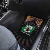 Sudan Roots Car Mats African Map in Fingerprint and Tribal Colors