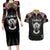 Personalized Sudan Roots Couples Matching Long Sleeve Bodycon Dress and Hawaiian Shirt African Map in Fingerprint and Tribal Colors