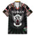 Personalized Sudan Roots Family Matching Mermaid Dress and Hawaiian Shirt African Map in Fingerprint and Tribal Colors