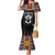 Personalized Sudan Roots Family Matching Mermaid Dress and Hawaiian Shirt African Map in Fingerprint and Tribal Colors