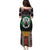 Personalized Sudan Roots Family Matching Puletasi and Hawaiian Shirt African Map in Fingerprint and Tribal Colors