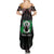 Personalized Sudan Roots Family Matching Summer Maxi Dress and Hawaiian Shirt African Map in Fingerprint and Tribal Colors