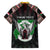 Personalized Sudan Roots Family Matching Tank Maxi Dress and Hawaiian Shirt African Map in Fingerprint and Tribal Colors
