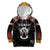 Personalized Sudan Roots Kid Hoodie African Map in Fingerprint and Tribal Colors