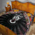 Sudan Roots Quilt African Map in Fingerprint and Tribal Colors
