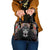 Sudan Roots Shoulder Handbag African Map in Fingerprint and Tribal Colors