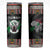 Sudan Roots Skinny Tumbler African Map in Fingerprint and Tribal Colors