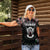 Personalized Sudan Roots Women Polo Shirt African Map in Fingerprint and Tribal Colors