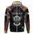 Personalized Sudan Roots Zip Hoodie African Map in Fingerprint and Tribal Colors