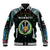Personalized Djibouti Roots Baseball Jacket African Map in Fingerprint and Tribal Colors
