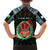 Personalized Djibouti Roots Hawaiian Shirt African Map in Fingerprint and Tribal Colors
