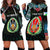 Personalized Djibouti Roots Hoodie Dress African Map in Fingerprint and Tribal Colors