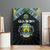 Gabon Roots Canvas Wall Art African Map in Fingerprint and Tribal Colors