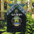 Gabon Roots Garden Flag African Map in Fingerprint and Tribal Colors