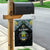 Gabon Roots Garden Flag African Map in Fingerprint and Tribal Colors