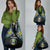 Gabon Roots Grocery Bag African Map in Fingerprint and Tribal Colors