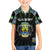 Personalized Gabon Roots Hawaiian Shirt African Map in Fingerprint and Tribal Colors