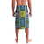 Personalized Gabon Roots Lavalava African Map in Fingerprint and Tribal Colors