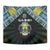 Gabon Roots Tapestry African Map in Fingerprint and Tribal Colors