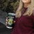 Gabon Roots Tumbler Cup African Map in Fingerprint and Tribal Colors