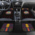 Mauritius Roots Car Mats African Map in Fingerprint and Tribal Colors