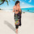 Mauritius Roots Sarong African Map in Fingerprint and Tribal Colors