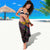 Mauritius Roots Sarong African Map in Fingerprint and Tribal Colors