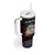 Mauritius Roots Tumbler With Handle African Map in Fingerprint and Tribal Colors
