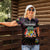 Personalized Mauritius Roots Women Polo Shirt African Map in Fingerprint and Tribal Colors