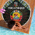 Mozambique Roots Beach Blanket African Map in Fingerprint and Tribal Colors