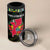 Mozambique Roots 4 in 1 Can Cooler Tumbler African Map in Fingerprint and Tribal Colors