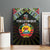 Mozambique Roots Canvas Wall Art African Map in Fingerprint and Tribal Colors