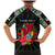 Personalized Mozambique Roots Family Matching Mermaid Dress and Hawaiian Shirt African Map in Fingerprint and Tribal Colors