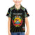 Personalized Mozambique Roots Family Matching Mermaid Dress and Hawaiian Shirt African Map in Fingerprint and Tribal Colors