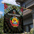 Mozambique Roots Garden Flag African Map in Fingerprint and Tribal Colors