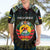 Personalized Mozambique Roots Hawaiian Shirt African Map in Fingerprint and Tribal Colors