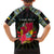 Personalized Mozambique Roots Hawaiian Shirt African Map in Fingerprint and Tribal Colors