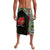 Personalized Mozambique Roots Lavalava African Map in Fingerprint and Tribal Colors