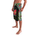 Personalized Mozambique Roots Lavalava African Map in Fingerprint and Tribal Colors
