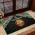 Mozambique Roots Rubber Doormat African Map in Fingerprint and Tribal Colors