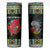 Mozambique Roots Skinny Tumbler African Map in Fingerprint and Tribal Colors