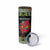 Mozambique Roots Skinny Tumbler African Map in Fingerprint and Tribal Colors