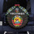 Mozambique Roots Spare Tire Cover African Map in Fingerprint and Tribal Colors