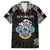 Personalized Seychelles Roots Hawaiian Shirt African Map in Fingerprint and Tribal Colors