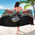 Seychelles Roots Sarong African Map in Fingerprint and Tribal Colors