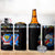 DR Congo Roots 4 in 1 Can Cooler Tumbler African Map in Fingerprint and Tribal Colors