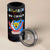 DR Congo Roots 4 in 1 Can Cooler Tumbler African Map in Fingerprint and Tribal Colors