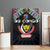 DR Congo Roots Canvas Wall Art African Map in Fingerprint and Tribal Colors