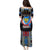 Personalized DR Congo Roots Family Matching Puletasi and Hawaiian Shirt African Map in Fingerprint and Tribal Colors
